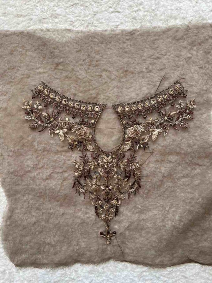 Coffee Colour Neckline (defected)