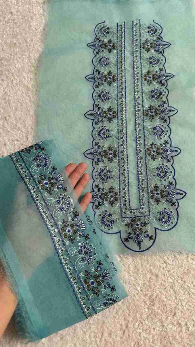 Set (Neckline & 1.5 Yards Hemline)