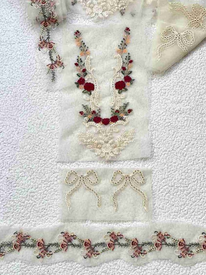 Neckline, 2 bows & 29 inches Hemline